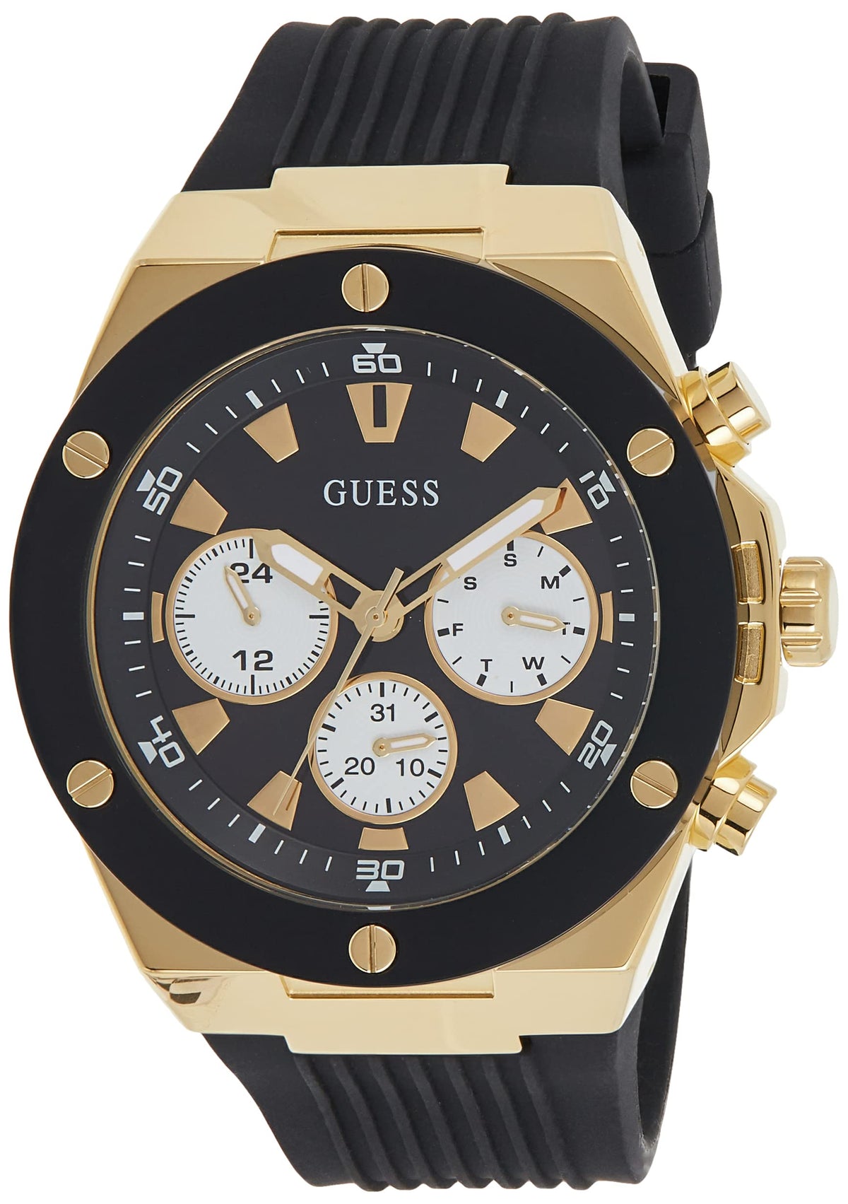  Shop Authentic Guess Poseidon Blue Dial Blue Rubber Strap Watch for Men - GW0057G2 - Luxxuri