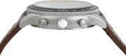  Shop Authentic Fossil Sport Tourer Chronograph White Dial Brown Leather Strap Watch for Men - FS6042 - Luxxuri