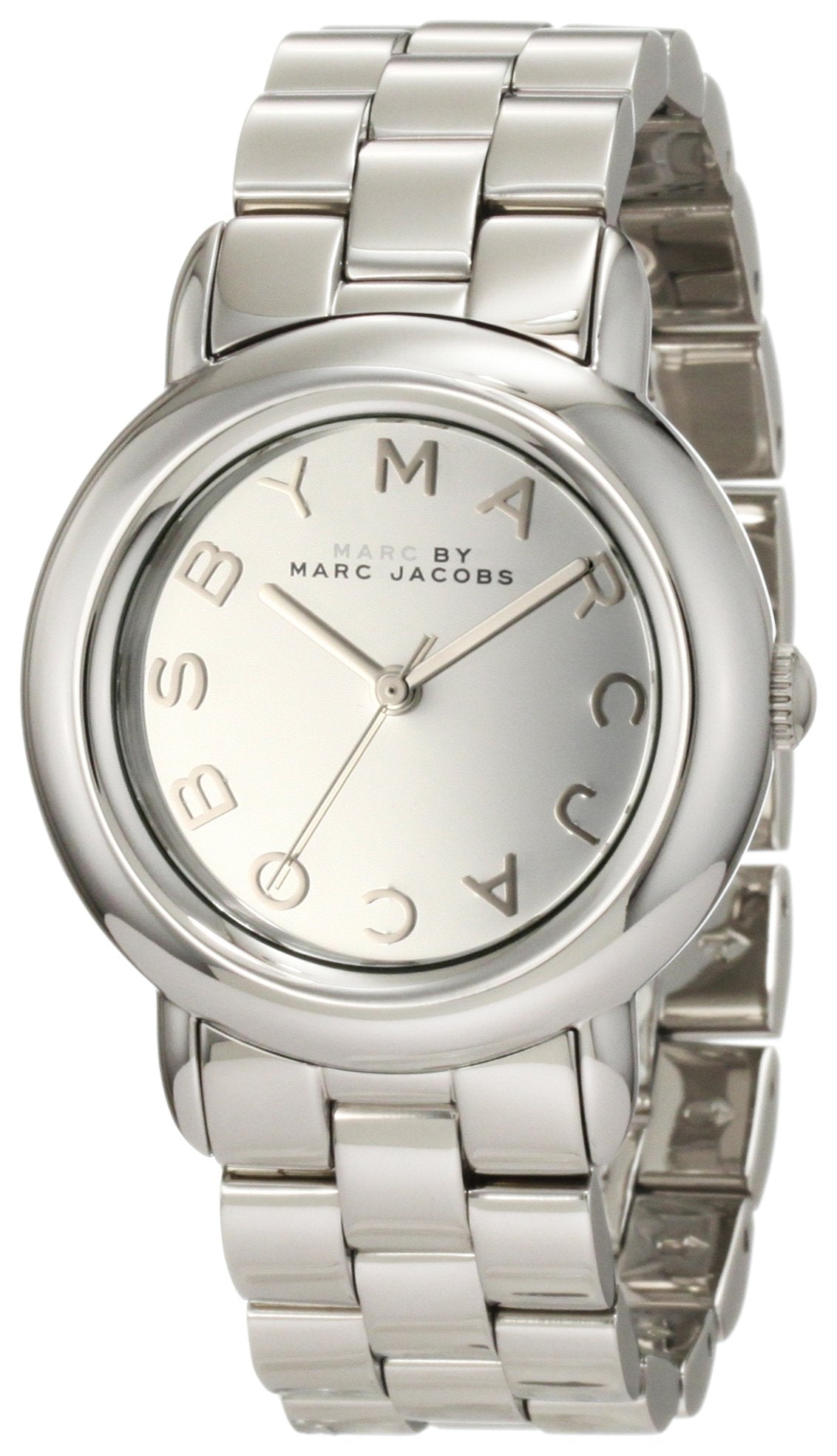  Shop Authentic Marc Jacobs Marci Silver Dial Silver Steel Strap Watch for Women - MBM3097 - Luxxuri