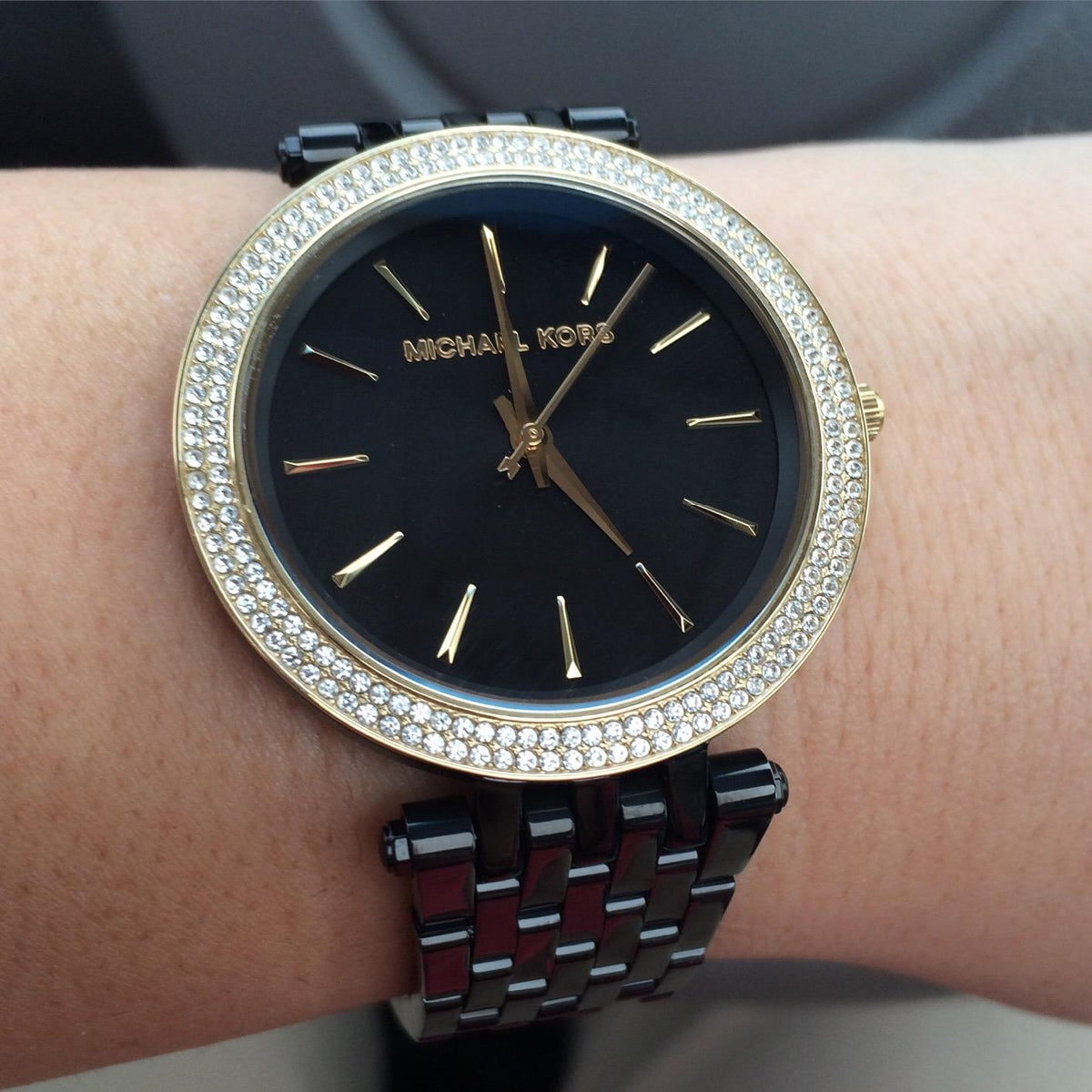  Shop Authentic Michael Kors Darci Black Dial Black Steel Strap Watch for Women - MK3322 - Luxxuri