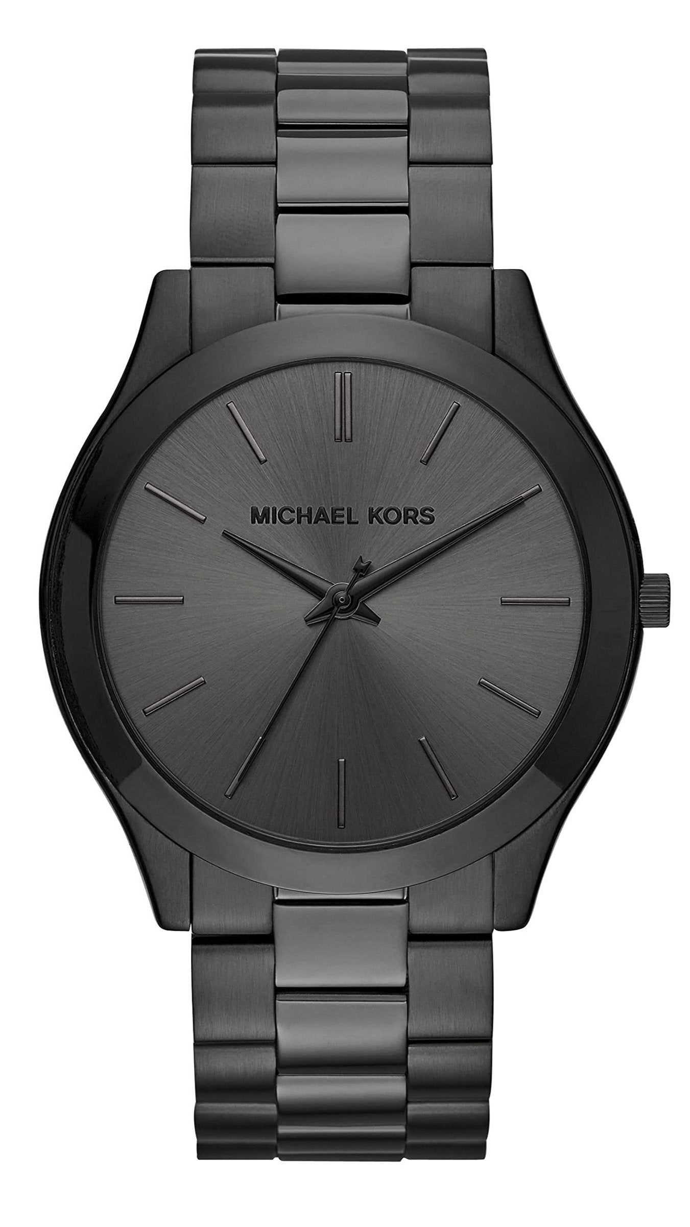  Shop Authentic Michael Kors Slim Runway Black Dial Black Steel Strap Watch for Men - MK8507 - Luxxuri