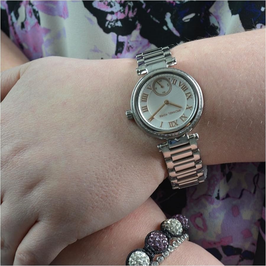  Shop Authentic Michael Kors Skylar Quartz White Dial Silver Steel Strap Watch For Women - MK5970 - Luxxuri