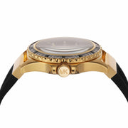  Shop Authentic Michael Kors Everest Three-Hand Crystals Black Dial Black Rubber Strap Watch for Women - MK7440 - Luxxuri