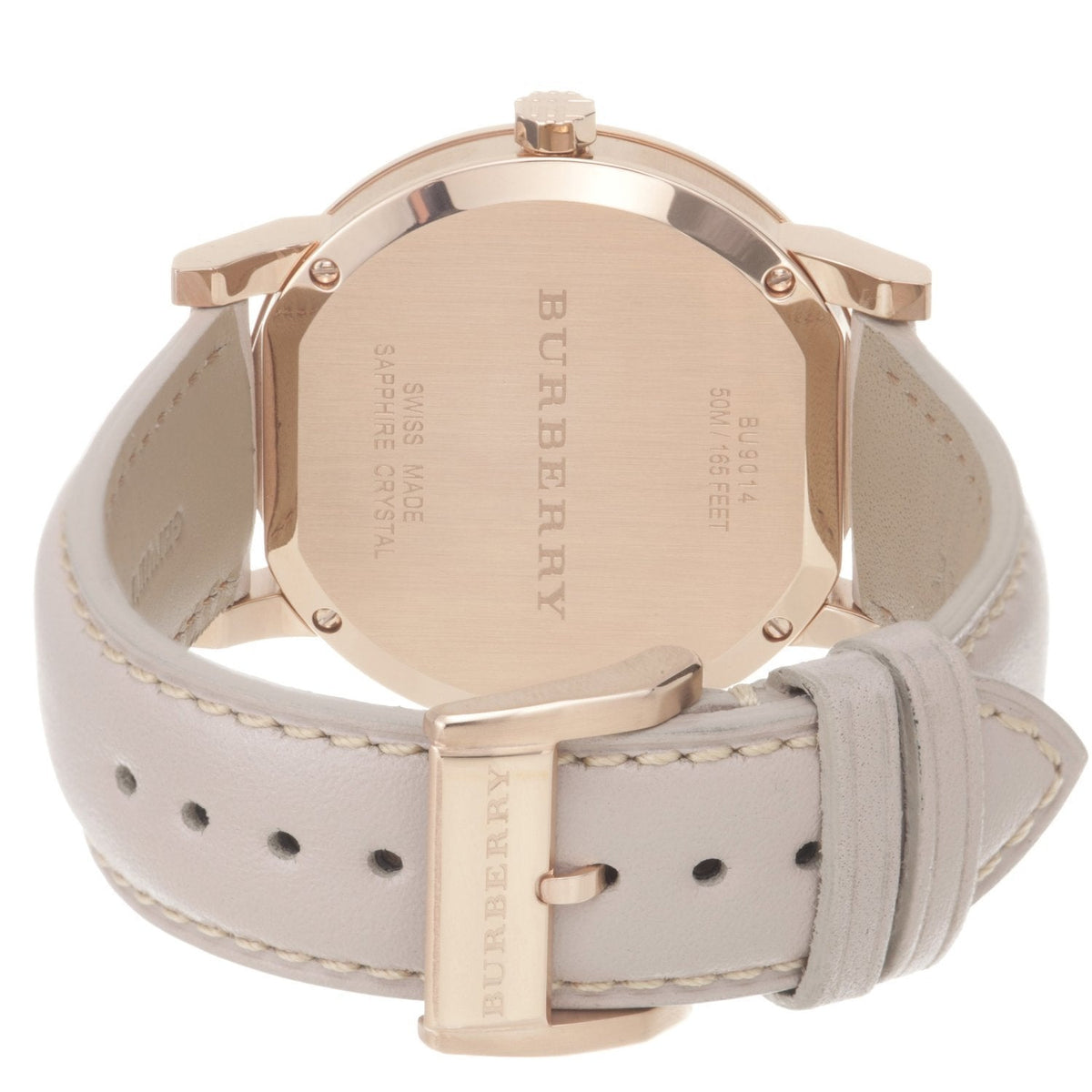  Shop Authentic Burberry The City Beige Dial Brown Leather Strap Watch for Women - BU9014 - Luxxuri