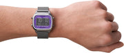  Shop Authentic Fossil Retro Digital Purple Dial Grey Mesh Strap Watch for Men - FS5888 - Luxxuri
