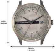  Shop Authentic Armani Exchange Hampton Chronograph Grey Dial Grey Steel Strap Watch For Men - AX2194 - Luxxuri