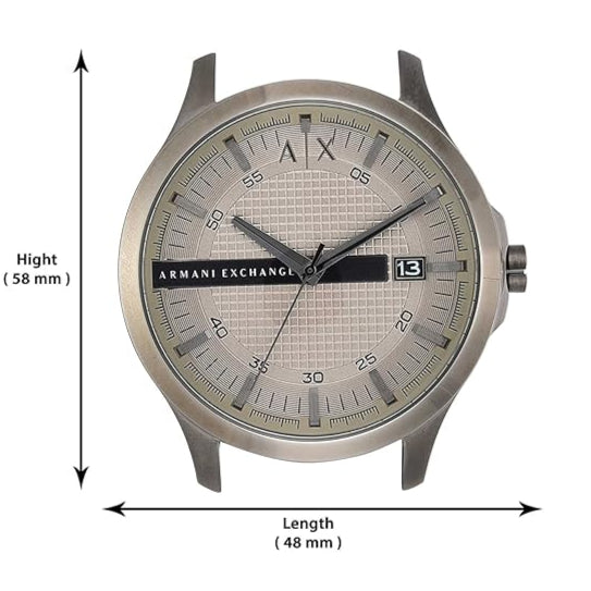  Shop Authentic Armani Exchange Hampton Chronograph Grey Dial Grey Steel Strap Watch For Men - AX2194 - Luxxuri