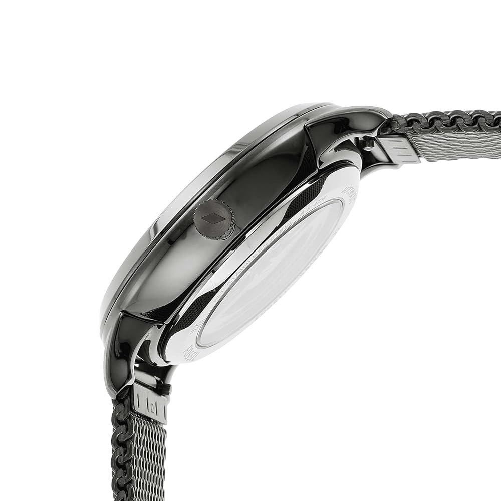 Shop Authentic Fossil Neutra Automatic Skeleton Black Dial Grey Mesh Strap Watch for Men - ME3185 - Luxxuri