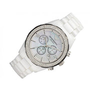  Shop Authentic Emporio Armani Ceramica Chronograph White Dial White Ceramic Strap Watch For Women - AR1456 - Luxxuri