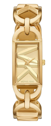  Shop Authentic Michael Kors Empire Three Hand Gold Dial Gold Steel Strap Watch For Women - MK7406 - Luxxuri