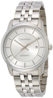 Shop Authentic Calvin Klein Infinity Automatic Silver Dial Silver Steel Strap Watch for Men - K5S34146 - Luxxuri