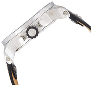  Shop Authentic Diesel Little Daddy Black Dial Black Leather Strap Watch For Men - DZ7256 - Luxxuri