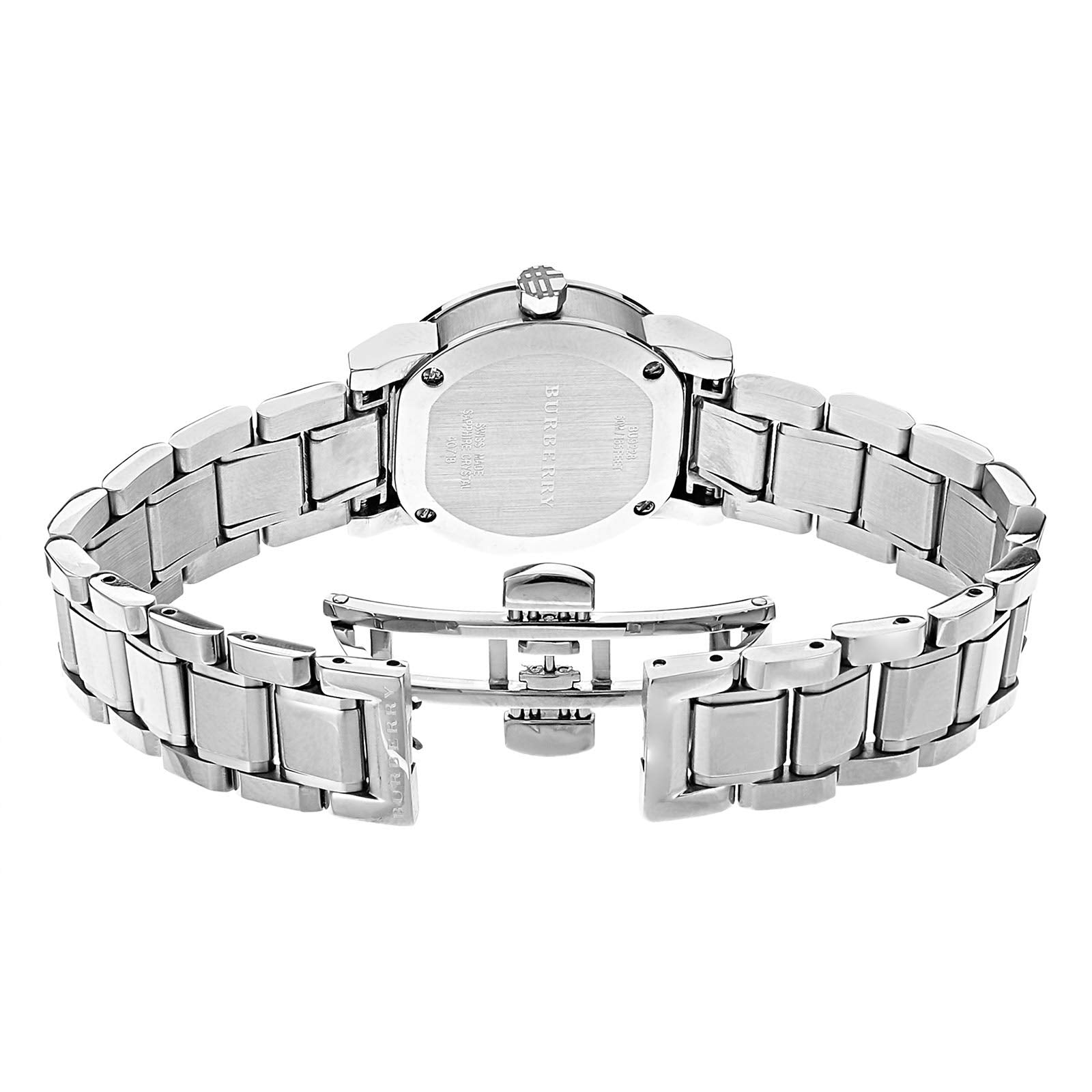  Shop Authentic Burberry The City Silver Dial Silver Steel Strap Watch for Women - BU9200 - Luxxuri