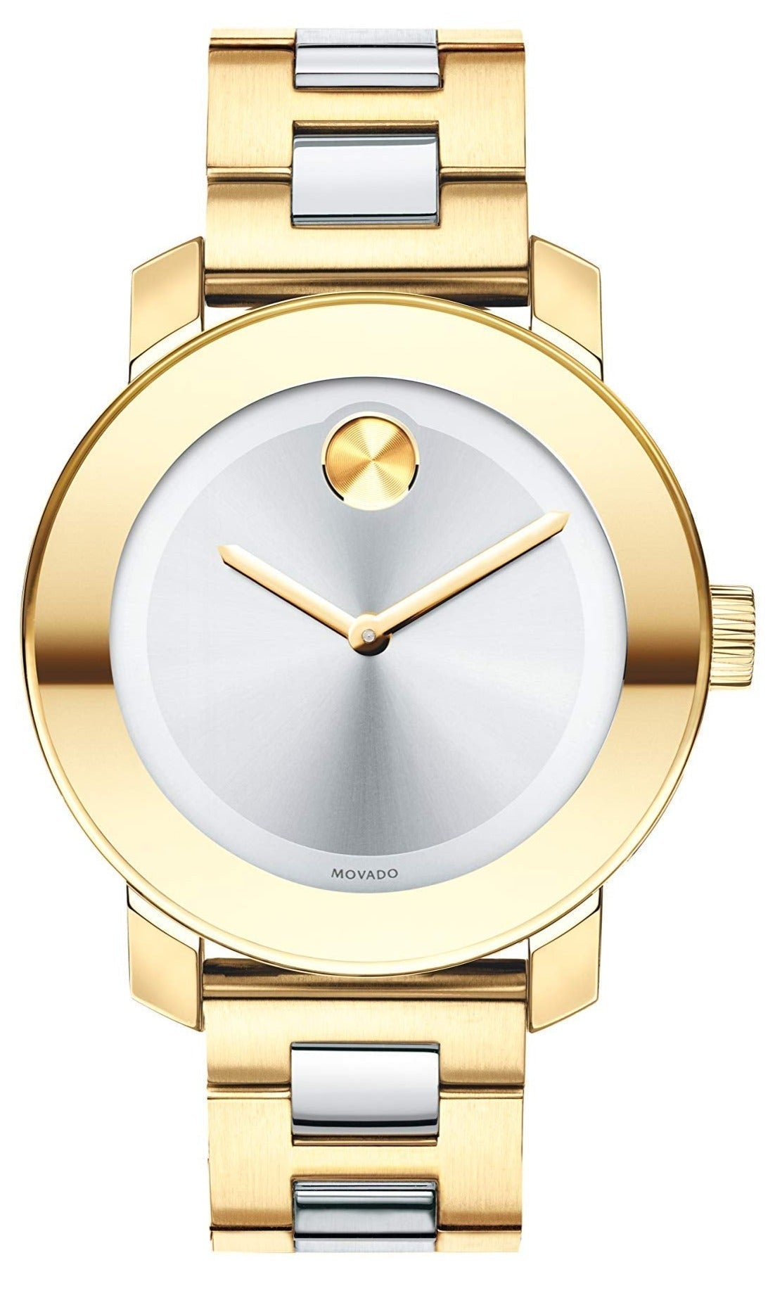  Shop Authentic Movado Bold Silver Dial Two Tone Steel Strap Watch for Women - 3600129 - Luxxuri