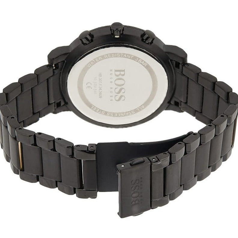  Shop Authentic Hugo Boss Integrity Black Dial Black Steel Strap Watch for Men - 1513780 - Luxxuri