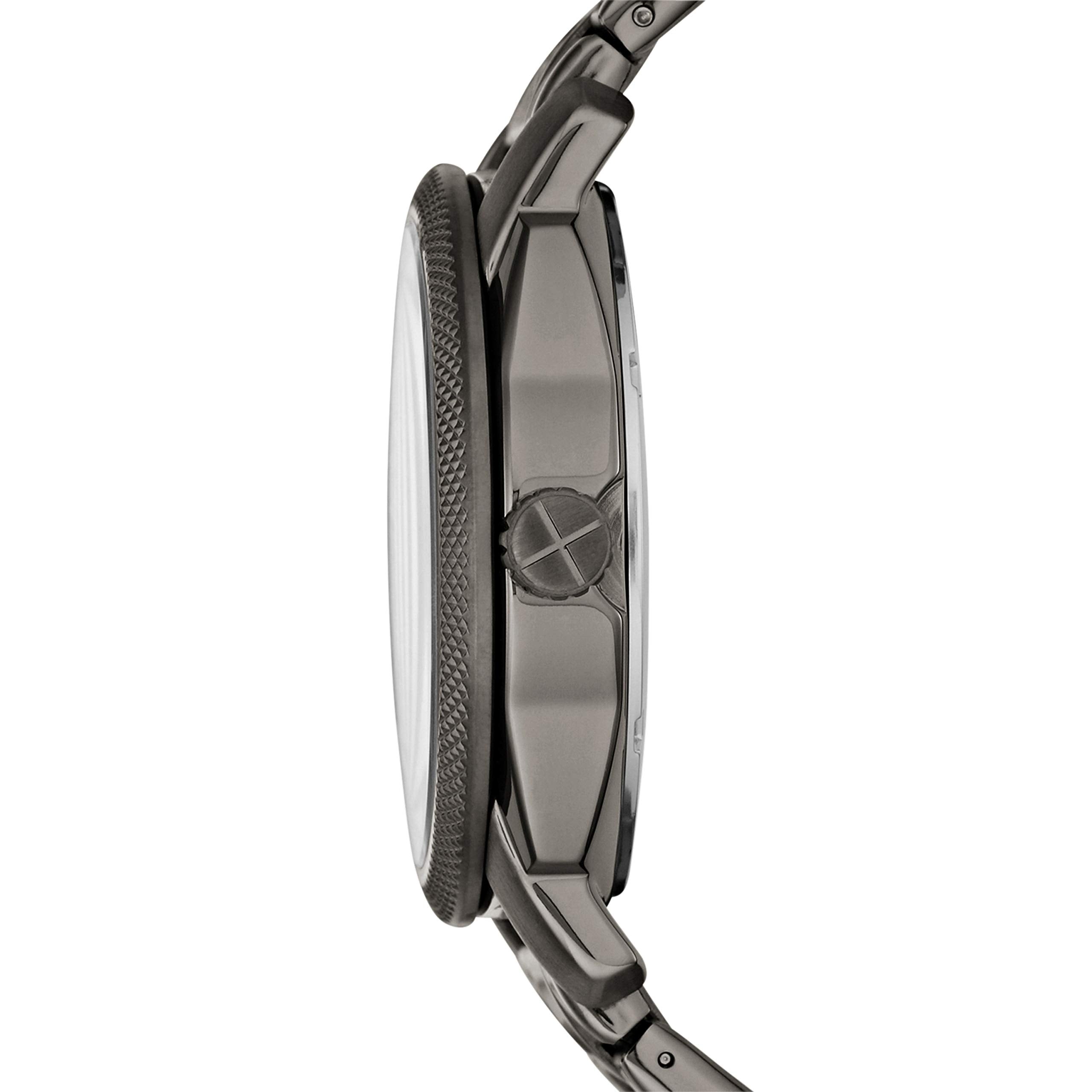  Shop Authentic Fossil Machine Chronograph Black Dial Grey Steel Strap Watch for Men - FS4774 - Luxxuri