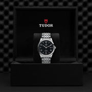  Shop Authentic Tudor 1926 Automatic Black Dial Silver Steel Strap Watch for Men - M91650-0002 - Luxxuri