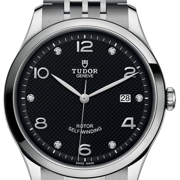  Shop Authentic Tudor 1926 Automatic Diamonds Black Dial Silver Steel Strap Watch for Men - M91650-0004 - Luxxuri