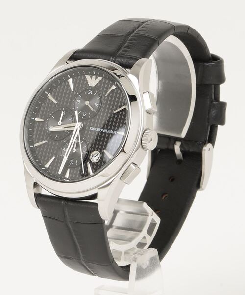  Shop Authentic Emporio Armani Paolo Chronograph Black Dial Black Leather Strap Watch For Men - AR11530 - Luxxuri