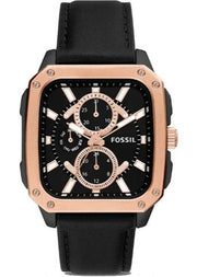  Shop Authentic Fossil Multifunction Black Dial Black Leather Strap Watch for Men - BQ2654 - Luxxuri