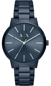  Shop Authentic Armani Exchange Cayde Analog Blue Dial Blue Steel Strap Watch For Men - AX2702 - Luxxuri