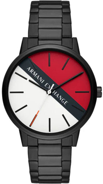  Shop Authentic Armani Exchange Cayde Multicolor Dial Black Steel Strap Watch For Men - AX2725 - Luxxuri