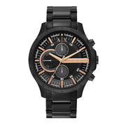  Shop Authentic Armani Exchange Chronograph Black Dial Black Steel Strap Watch For Men - AX2429 - Luxxuri