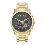  Shop Authentic Armani Exchange Banks Chronograph Black Dial Gold Steel Strap Watch For Men - AX1721 - Luxxuri