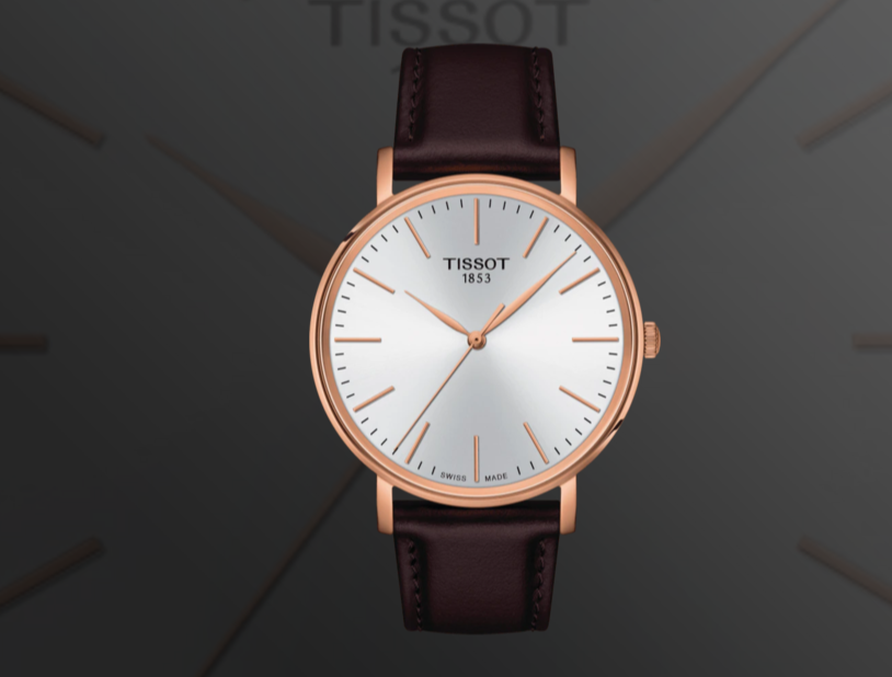  Shop Authentic Tissot Everytime Gent Silver Dial Brown Leather Strap Watch for Men - T143.410.36.011.00 - Luxxuri