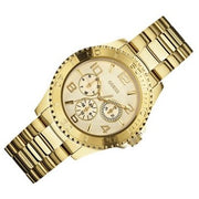  Shop Authentic Guess BFF Multifunction Gold Dial Gold Steel Strap Watch for Men - W0231L2 - Luxxuri