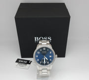  Shop Authentic Hugo Boss Legacy Blue Dial Silver Steel Strap Watch for Men - 1513707 - Luxxuri