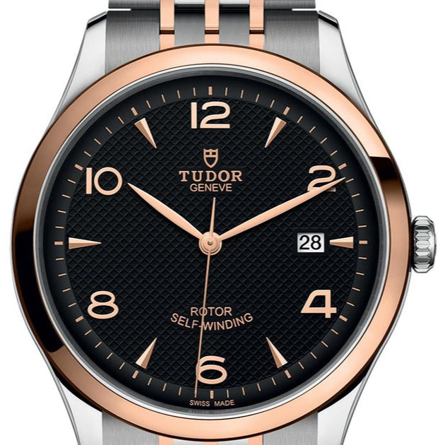  Shop Authentic Tudor 1926 Automatic Black Dial Two Tone Steel Strap Watch for Men - M91651-0003 - Luxxuri