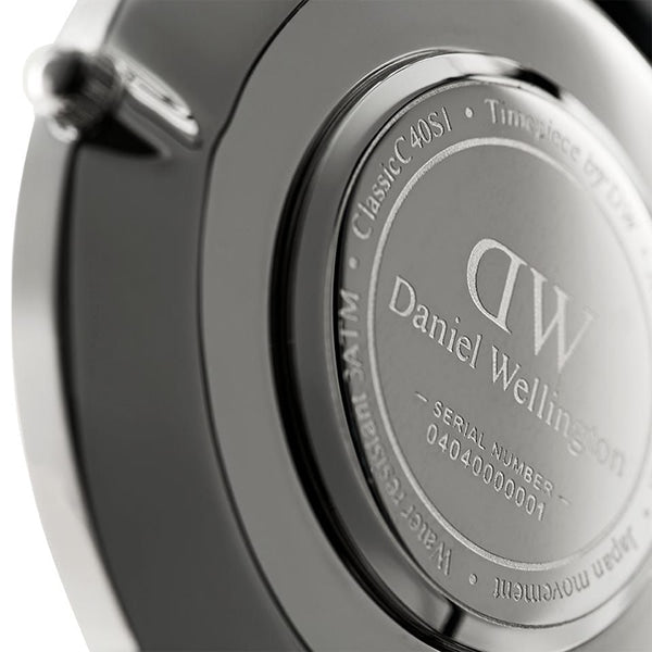  Shop Authentic Daniel Wellington Classic Sheffield White Dial Black Leather Strap Watch For Men - DW00100020 - Luxxuri