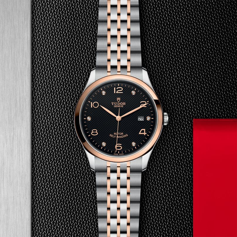  Shop Authentic Tudor 1926 Automatic Diamonds Black Dial Two Tone Steel Strap Watch for Men - M91651-0004 - Luxxuri