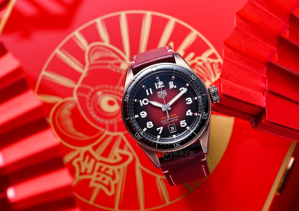  Shop Authentic Tag Heuer Autavia Maroon Dial Watch for Men - WBE5193.FC8300 - Luxxuri