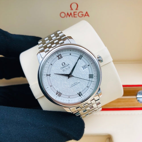  Shop Authentic Omega De Ville Prestige Co Axial Automatic White Dial Silver Steel Strap Watch for Men - 424.10.40.20.02.005 - Luxxuri