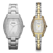  Shop Authentic Fossil Wallace Silver Dial Silver Steel Strap Watch for Women - ES3174 - Luxxuri