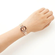  Shop Authentic Marc Jacobs Tether Transparent Rose Gold Dial Rose Gold Steel Strap Watch for Women - MBM3417 - Luxxuri