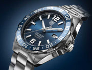  Shop Authentic Tag Heuer Formula 1 Bucherer Blue Edition Blue Dial Silver Steel Strap Watch for Men - WAZ2015.BA0842 - Luxxuri