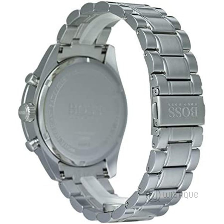  Shop Authentic Hugo Boss Chronograph Blue Dial Silver Steel Strap Watch for Men - 1513630 - Luxxuri