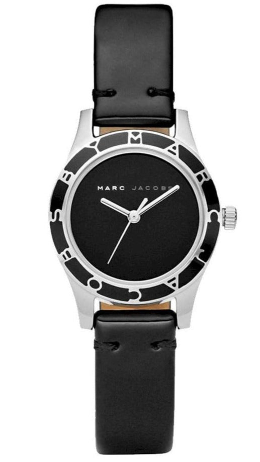  Shop Authentic Marc Jacobs Blade Black Dial Black Leather Strap Watch for Women - MBM1082 - Luxxuri