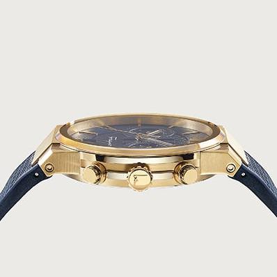  Shop Authentic Salvatore Ferragamo Sapphire Chrono Blue Dial Blue Silicone Strap Watch for Men - SFME00221 - Luxxuri