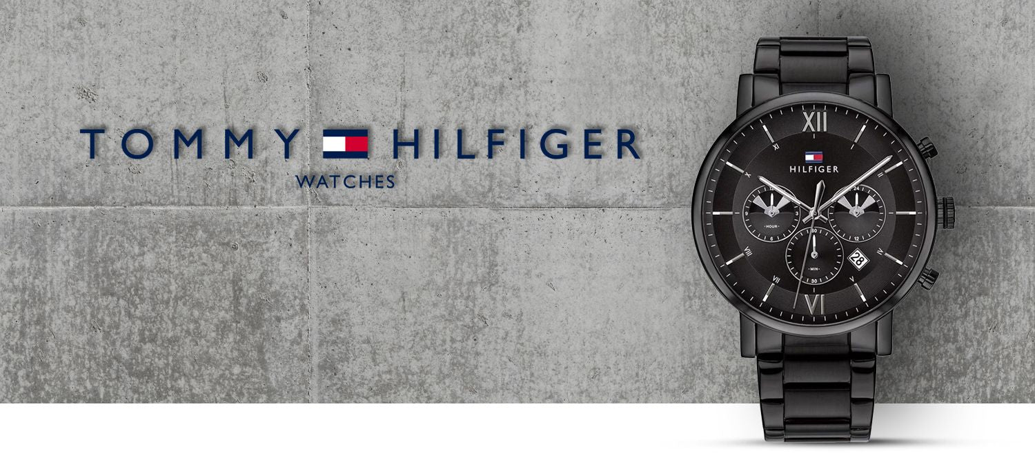  Shop Authentic Tommy Hilfiger Evan Chronograph Quartz Black Dial Black Steel Strap Watch For Men - 1710410 - Luxxuri