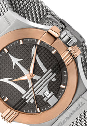  Shop Authentic Maserati Potenza Quartz Grey Dial Silver Mesh Bracelet Watch For Men - R8853108007 - Luxxuri