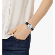  Shop Authentic Tissot Carson Premium Lady Silver Dial Black Leather Strap Watch For Women - T122.210.16.033.00 - Luxxuri