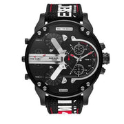  Shop Authentic Diesel Mr. Daddy 2.0 Quartz Black Dial Black Nylon Strap Watch For Men - DZ7433 - Luxxuri