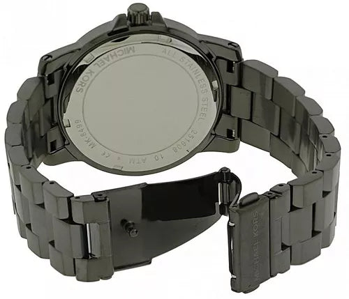  Shop Authentic Michael Kors Paxton Analog Blue Dial Grey Steel Strap Watch For Men - MK8499 - Luxxuri
