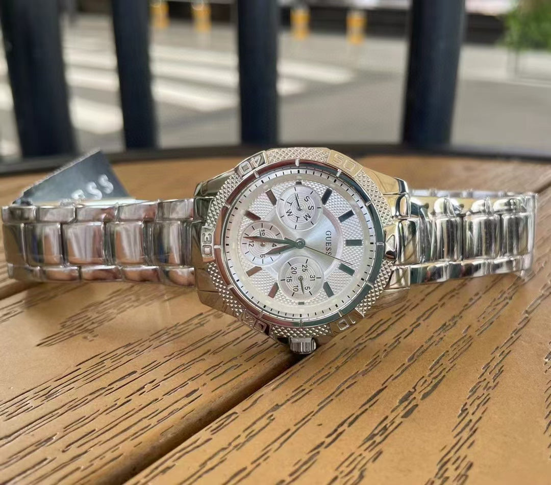  Shop Authentic Guess Mini Phantom Silver Dial Silver Steel Strap Watch for Women - W0235L1 - Luxxuri