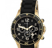  Shop Authentic Marc Jacobs Rock Chronograph Black Dial Black Silicone Strap Watch for Women - MBM2552 - Luxxuri