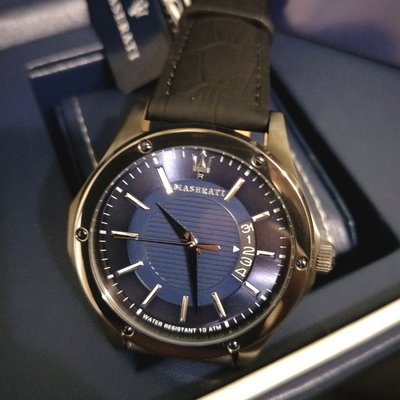  Shop Authentic Maserati Circuito Blue Dial Black Leather Strap Watch For Men - R8851127002 - Luxxuri